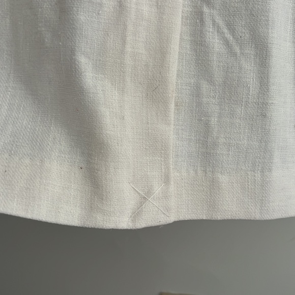 Bershka Linen Blend Off-White Blazer Size Large - Picture 9 of 9